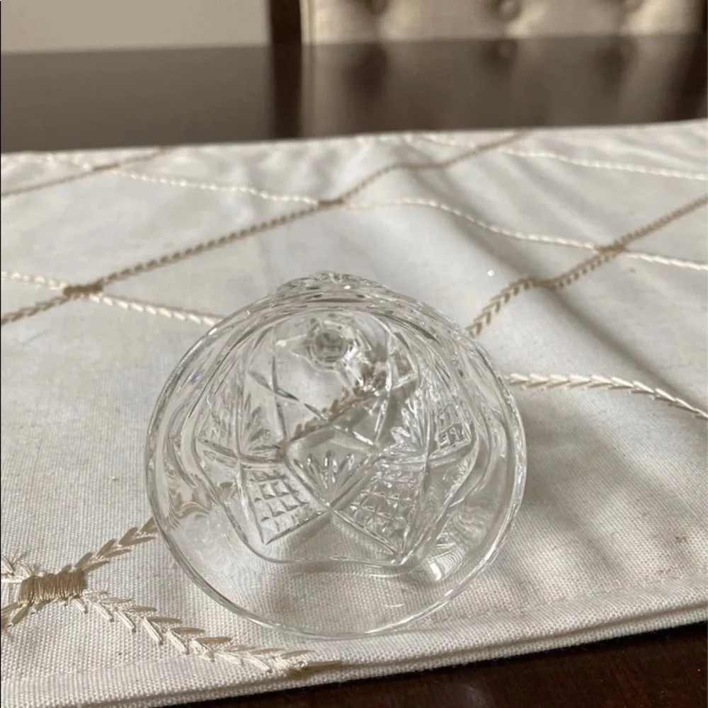 Cut Glass Crystal Bell Figurine - Picture 2 of 3